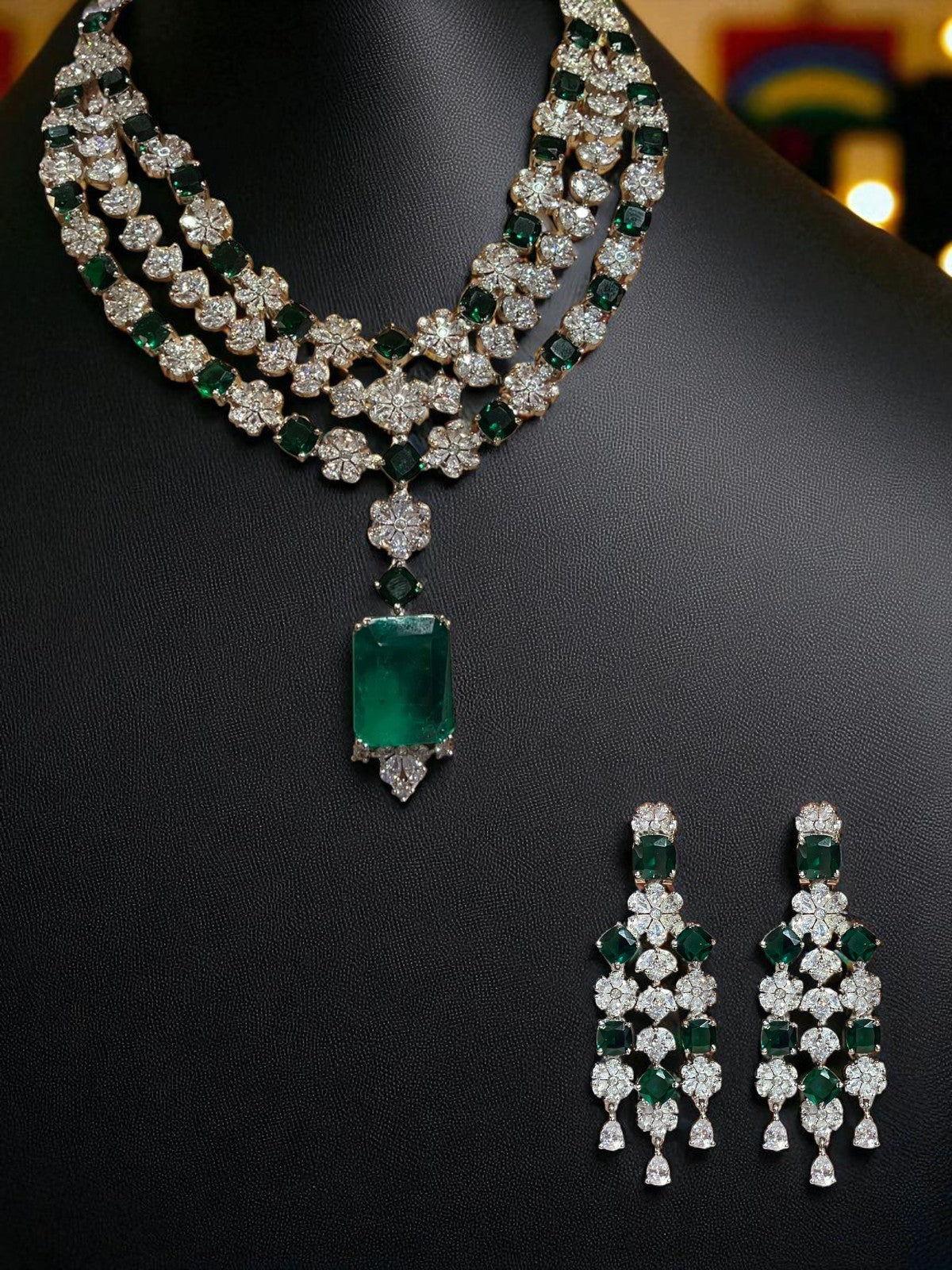 kundan necklace set, enamel jewellery, pearl necklace set, maroon gold necklace, bridal jewellery, festive jewellery, traditional necklace, green stone jewellery, statement necklace set, royal indian jewellery