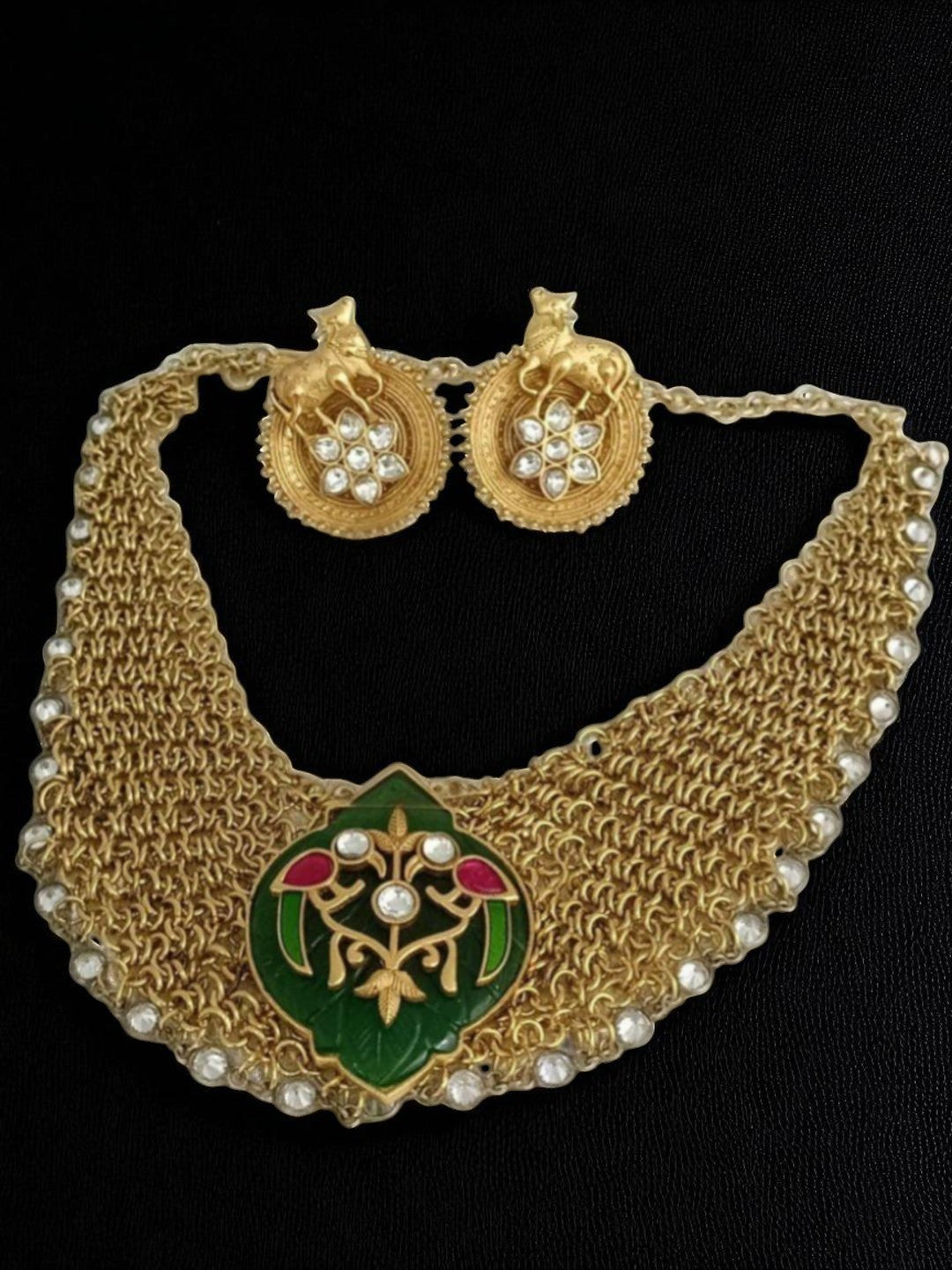 royal jewellery, kundan choker, wedding set, statement look, festive glam, cultural, handcrafted set, regal touch
