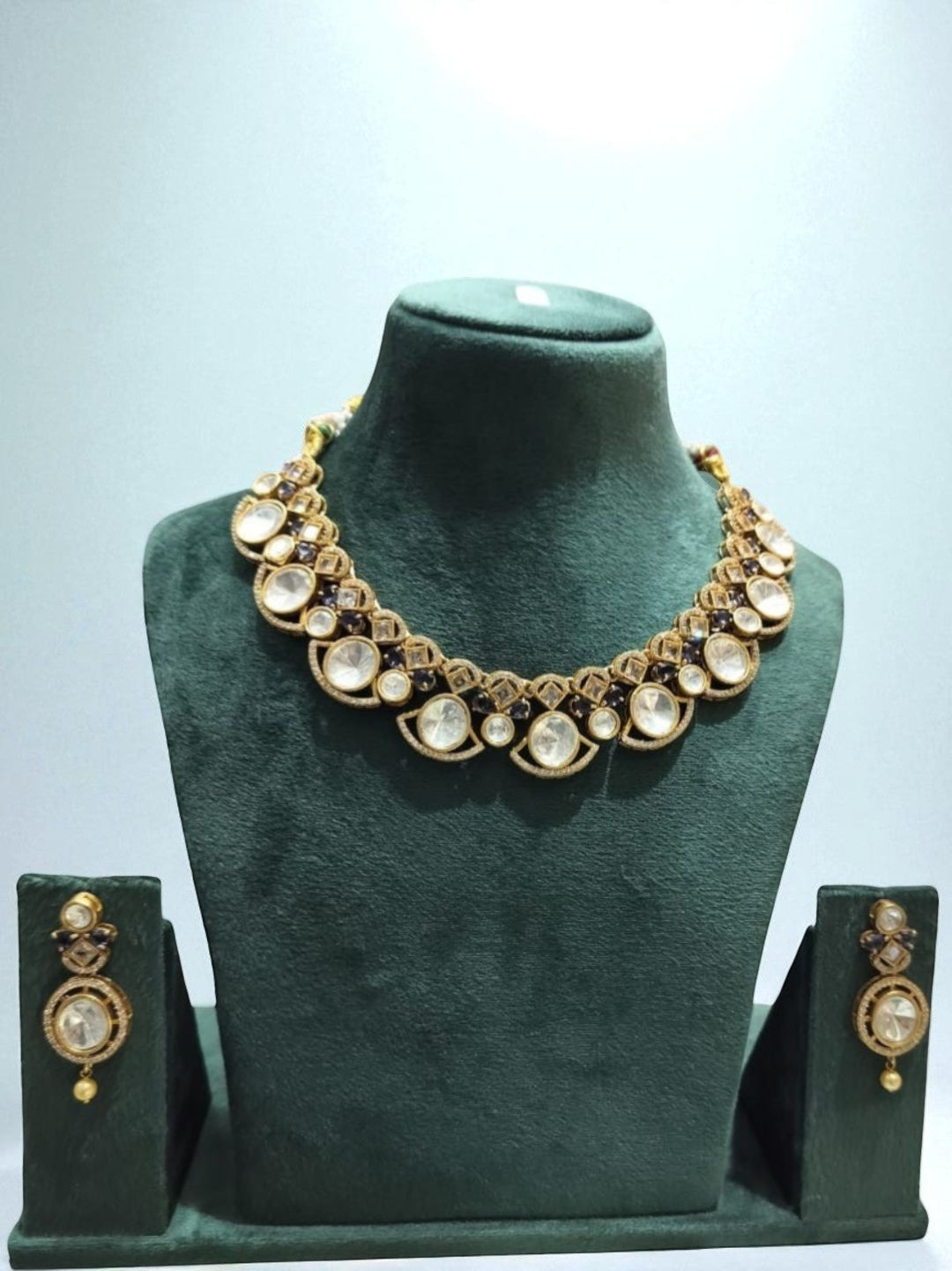 polki kundan jewellery, antique gold necklace, bridal jewellery set, traditional kundan set, reception jewellery, statement necklace set, uncut stone jewellery, indian heritage jewellery, wedding jewellery look, designer kundan jewellery, evening wear jewellery