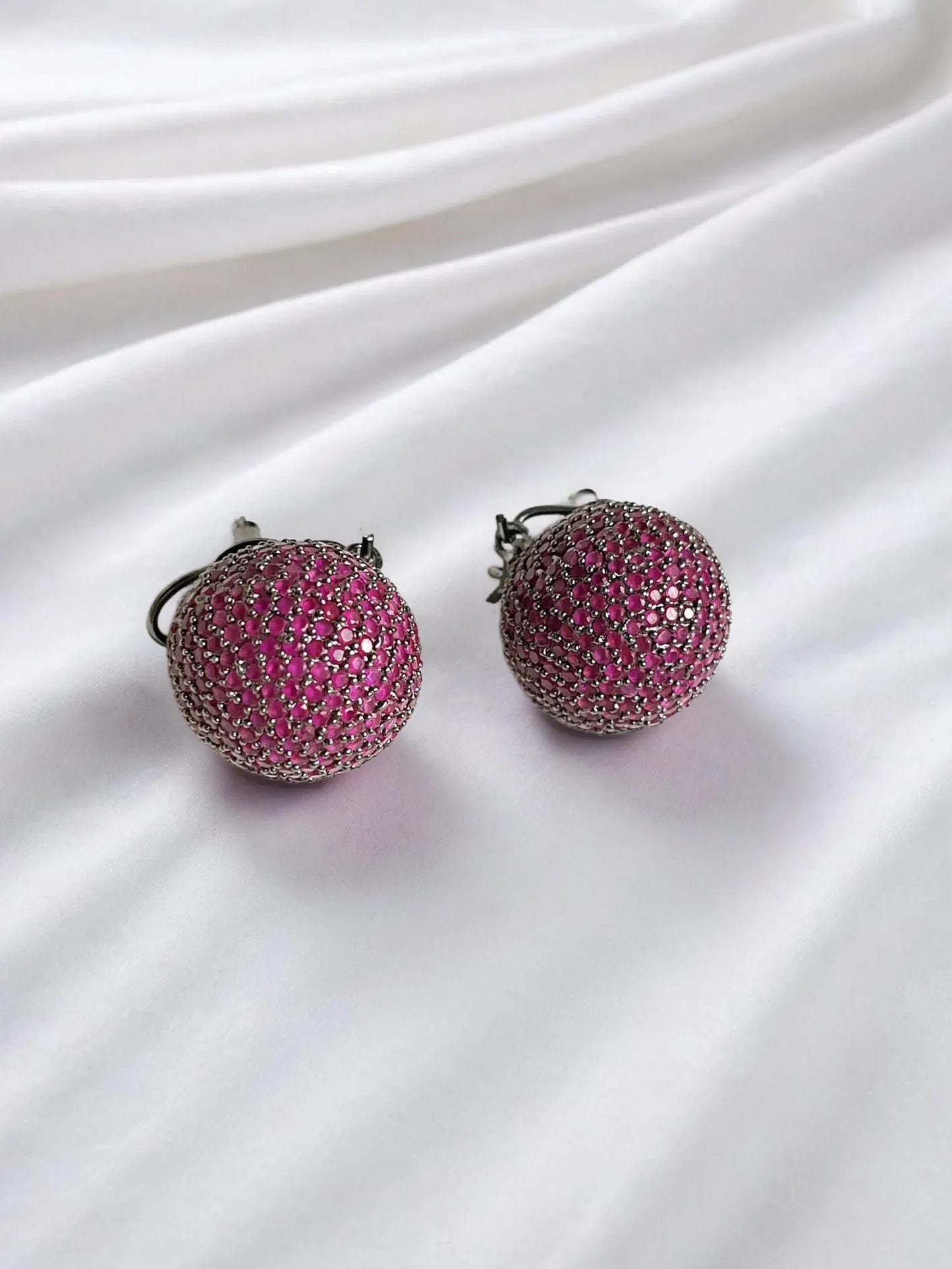 OCTRA PINK ZIRCONIA STUDS