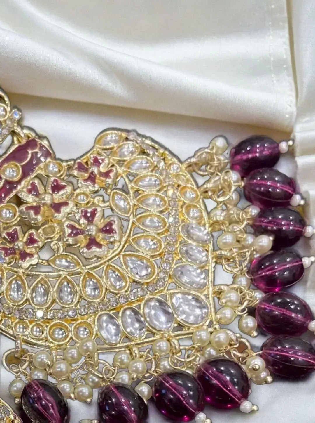 FARIDA PURPLE CHANDBALI