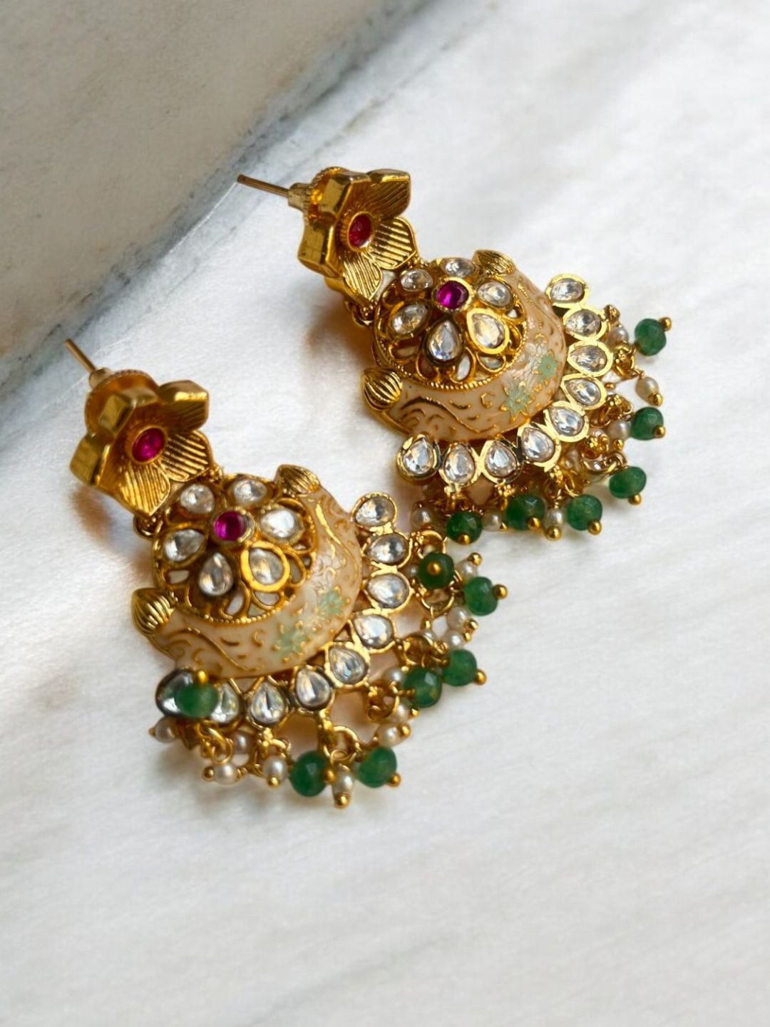 ROSHNI RAJWADI JEWELLERY SET