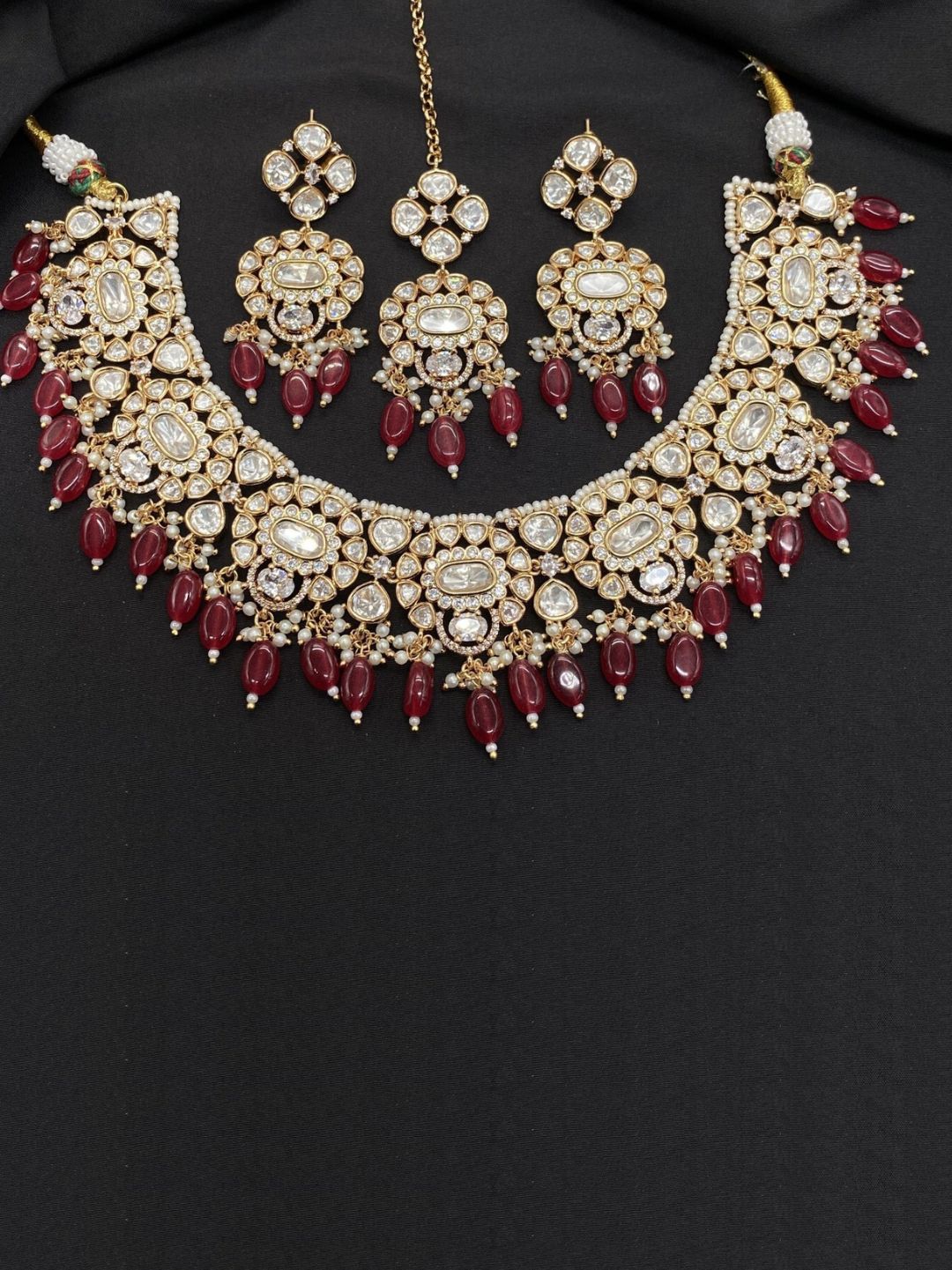 HIMANI RUBY KUNDAN JEWELLERY SET