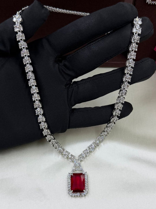 ISLA AMERICAN DIAMOND NECKLACE SET