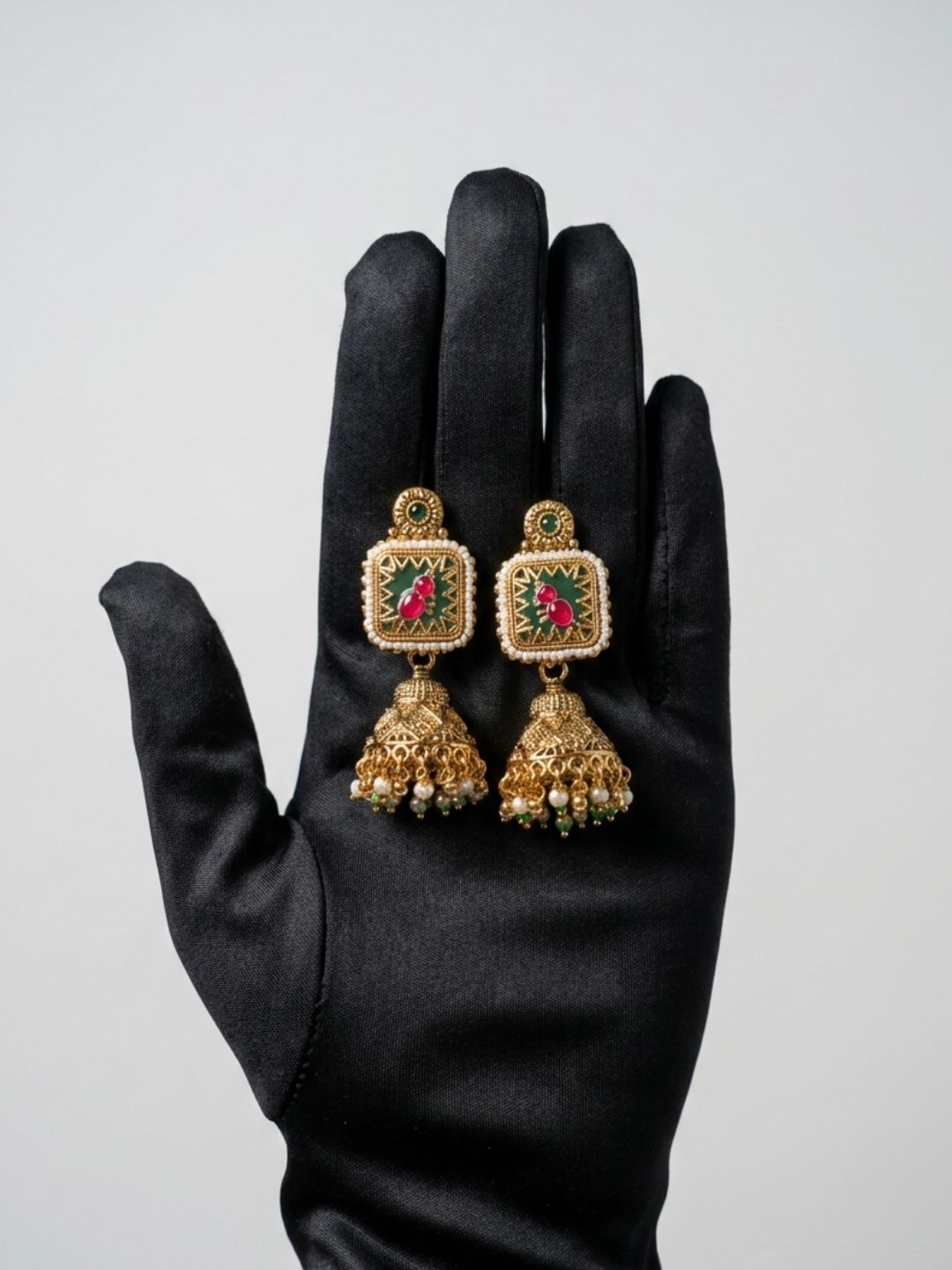 MAHARANI RAJWADI KUNDAN NECKLACE SET