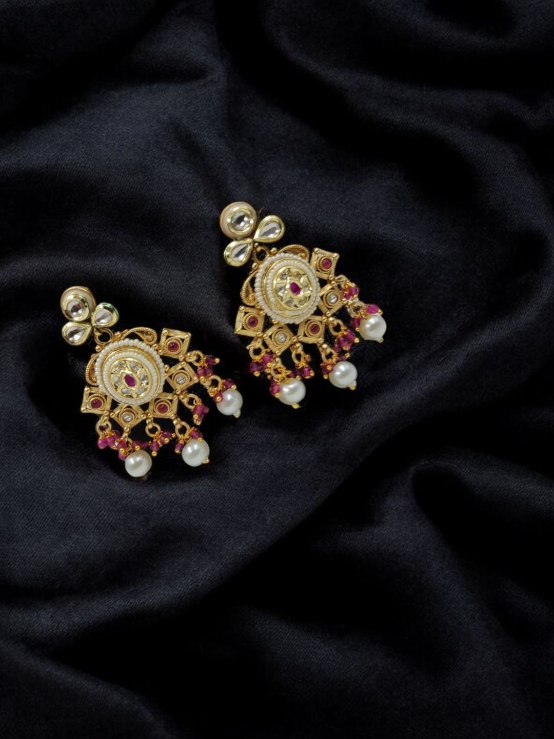 Gold Plated Rajwadi Jewellery Set