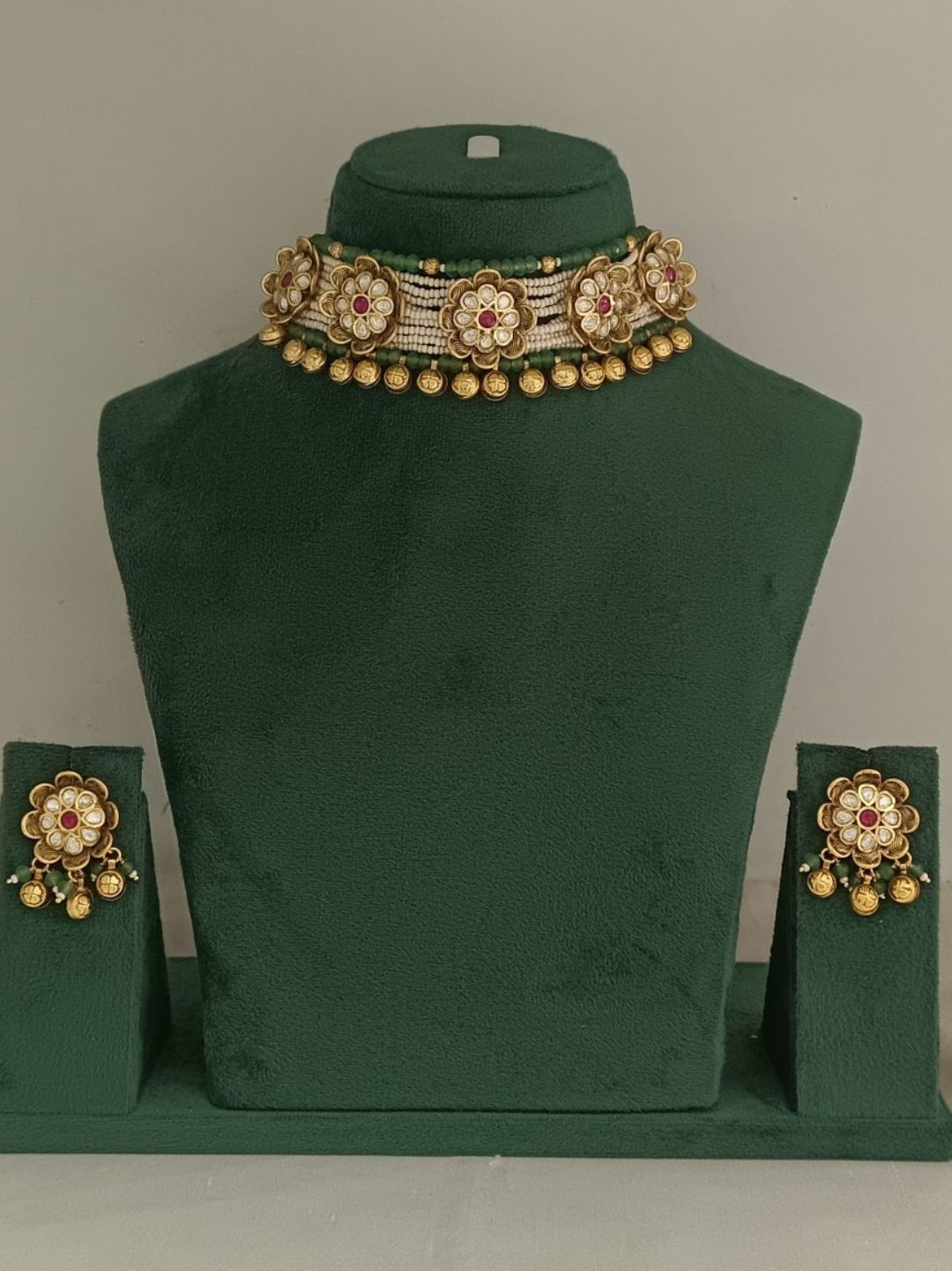 KAVYA RAJWADI CHOKER JEWELLERY SET