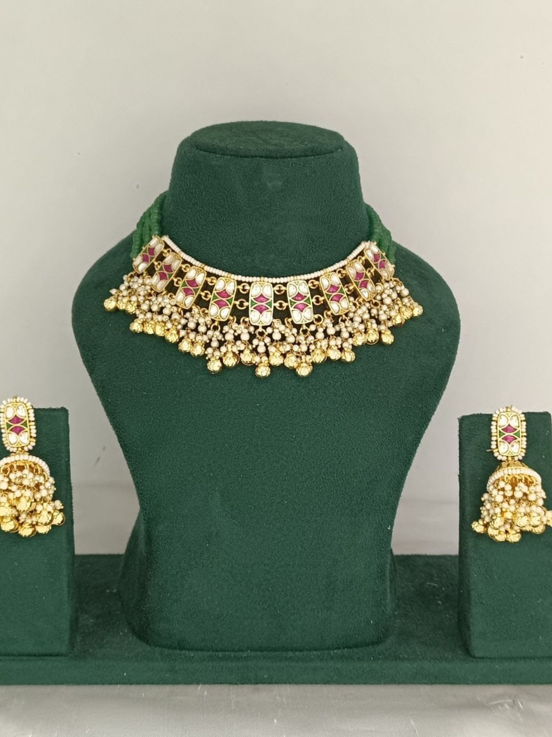 ANVI RAJWADI CHOKER JEWELLERY SET