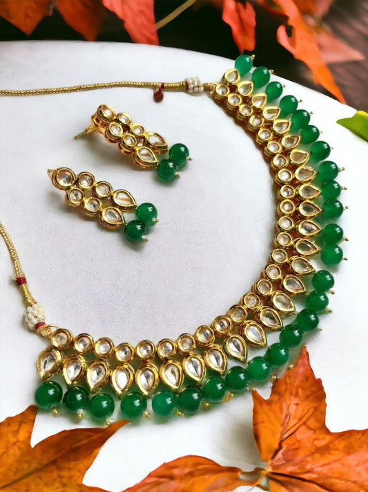 FARAI EMERALD NECKLACE SET