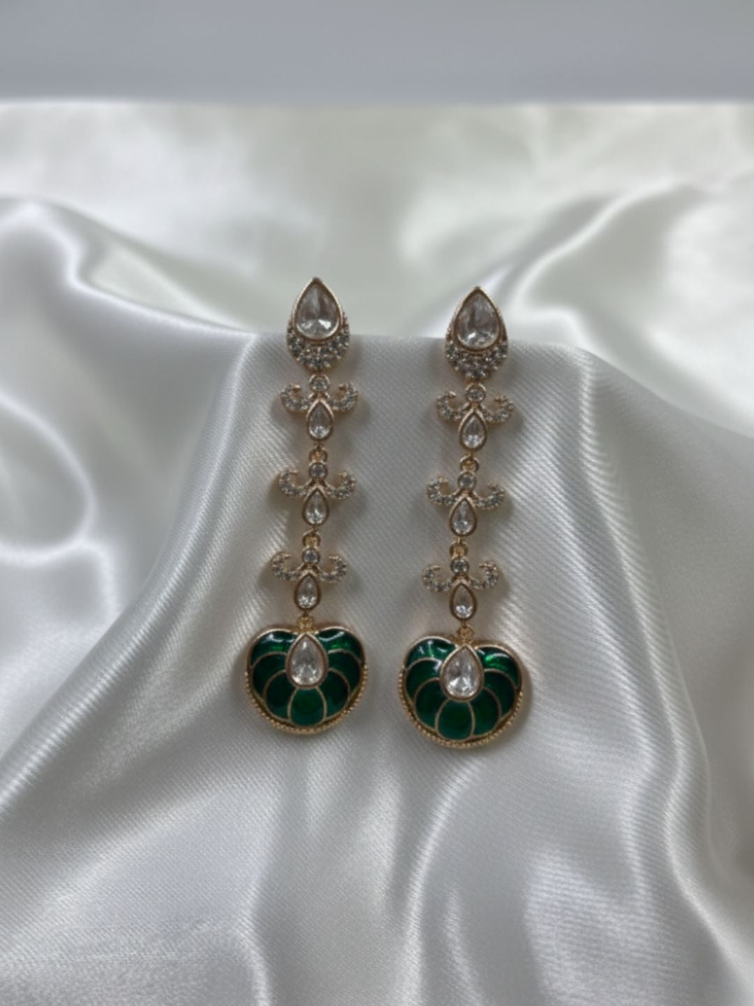 AYLIS MOISSANITE DROP EARRINGS
