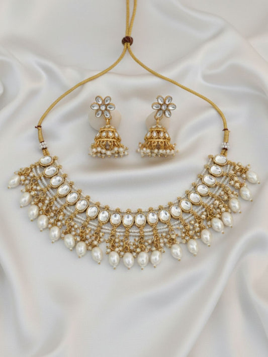 SUHANI WHITE NECKLACE SET