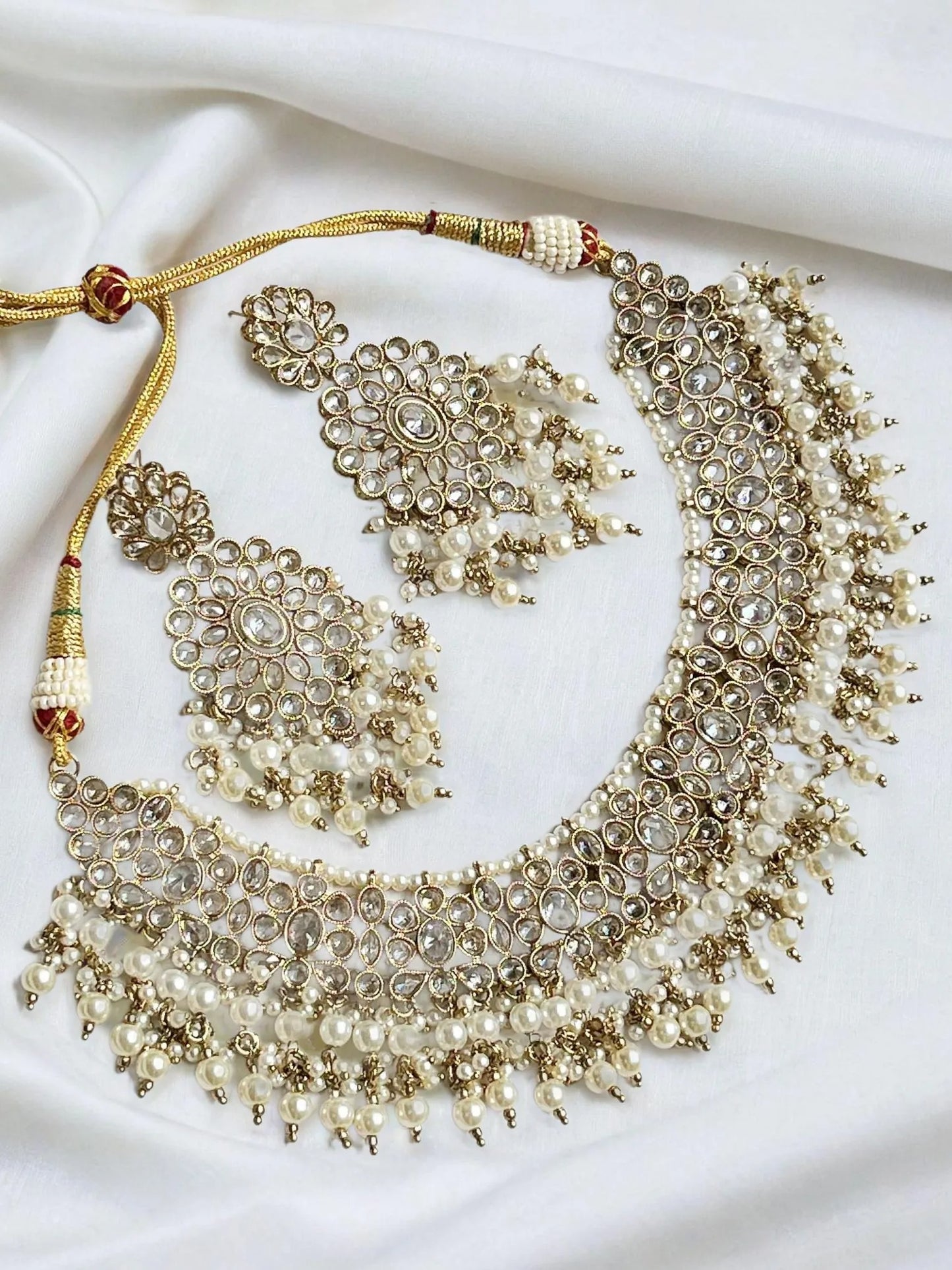 AMAL BEIGE JEWELLERY SET