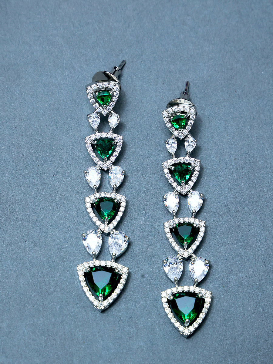 PARI EMERALD ZIRCONIA NECKLACE