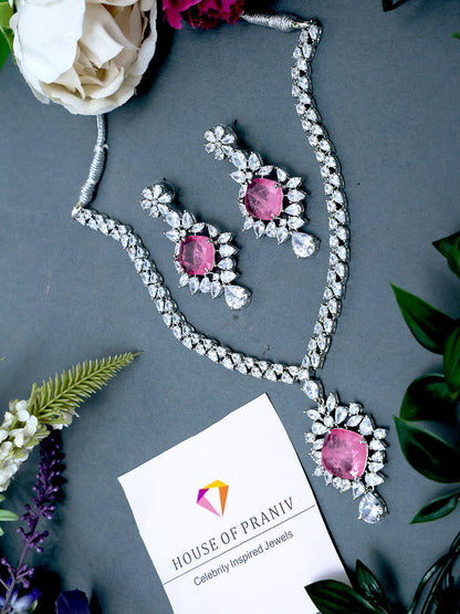 SHARIKA PINK JEWELLERY SET