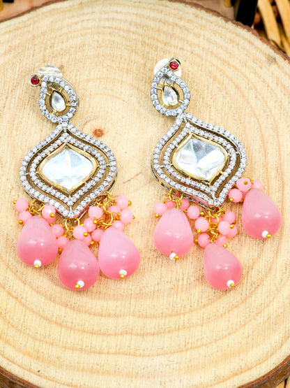 KAIRA PINK POLKI CHOKER SET