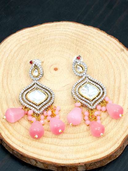 KAIRA PINK POLKI CHOKER SET