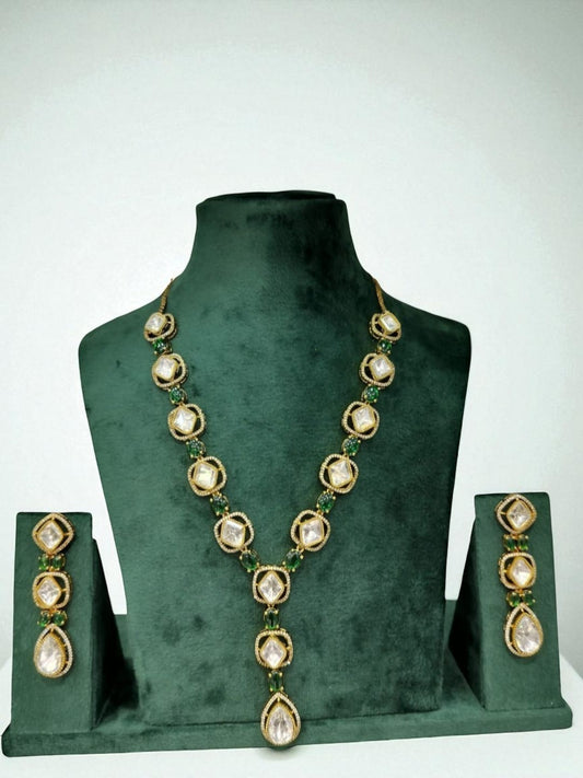 kundan set, bridal jewellery, polki necklace, designer jewellery set, wedding jewellery, uncut stone jewellery, handcrafted jewellery, luxury jewellery, festive jewellery, indian heritage jewellery, traditional jewellery, statement jewellery