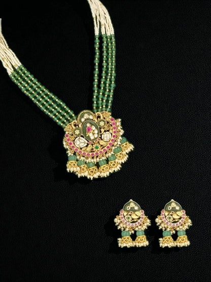 royal jewellery, ratna inspired necklace, bridal necklace set, festive jewellery set, wedding collection jewellery, vintage style necklace, regal ornaments