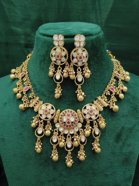 kundan necklace jewellary, bridal necklace jewellary, gold necklace set, antique necklace jewellary, royal necklace jewellary, traditional necklace jewellary, pearl necklace jewellary, statement necklace jewellary, luxury indian jewellary, designer necklace set, festive jewellery set, heavy bridal jewellary, handcrafted gold necklace, temple necklace design, heritage inspired necklace


