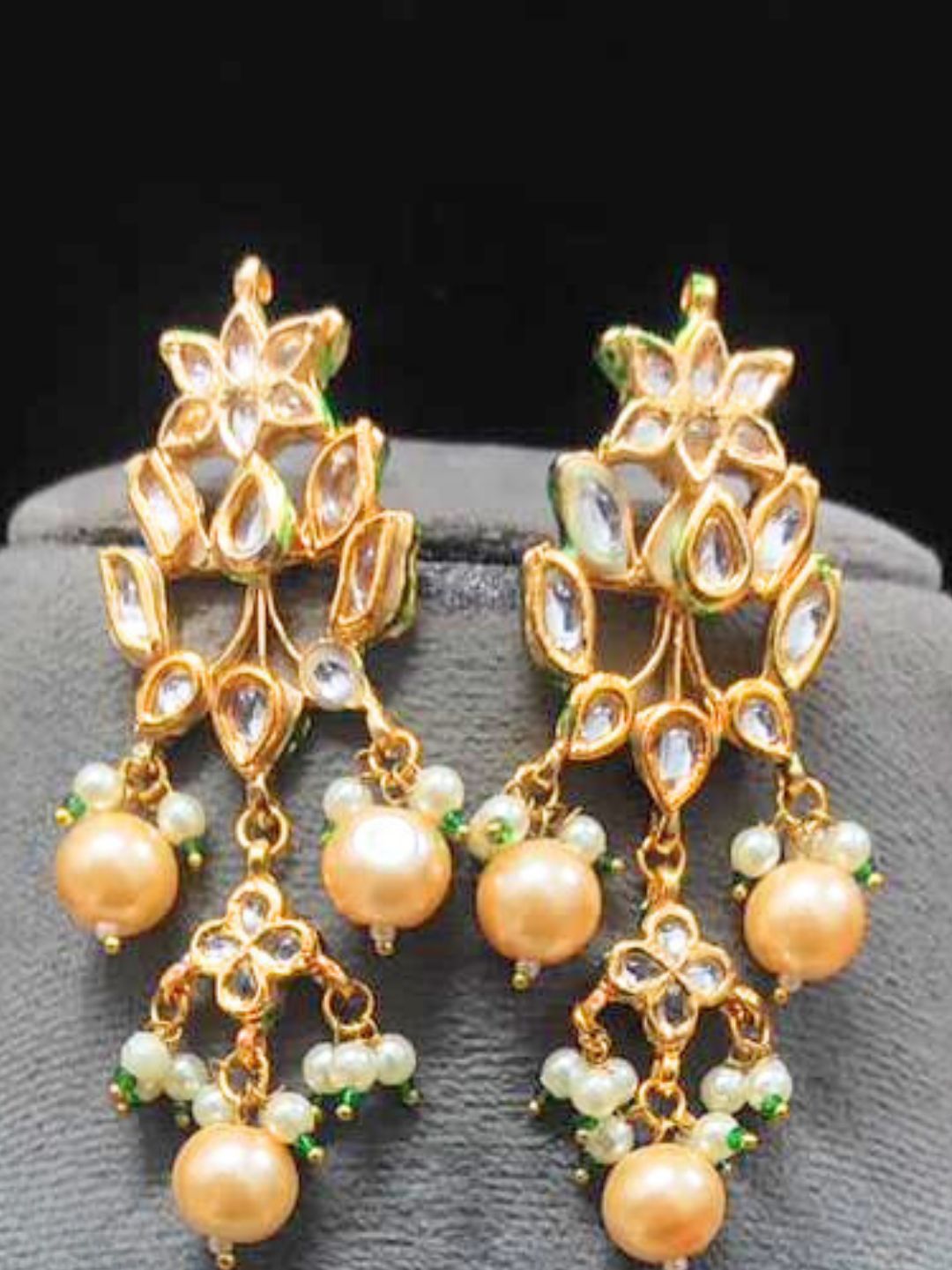 RUDRA MINT GREEN NECKLACE SET HOUSE OF PRANIV