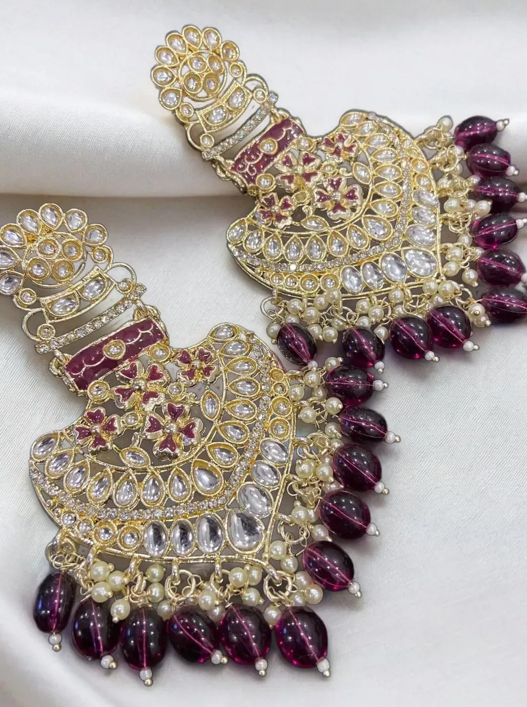 FARIDA PURPLE CHANDBALI