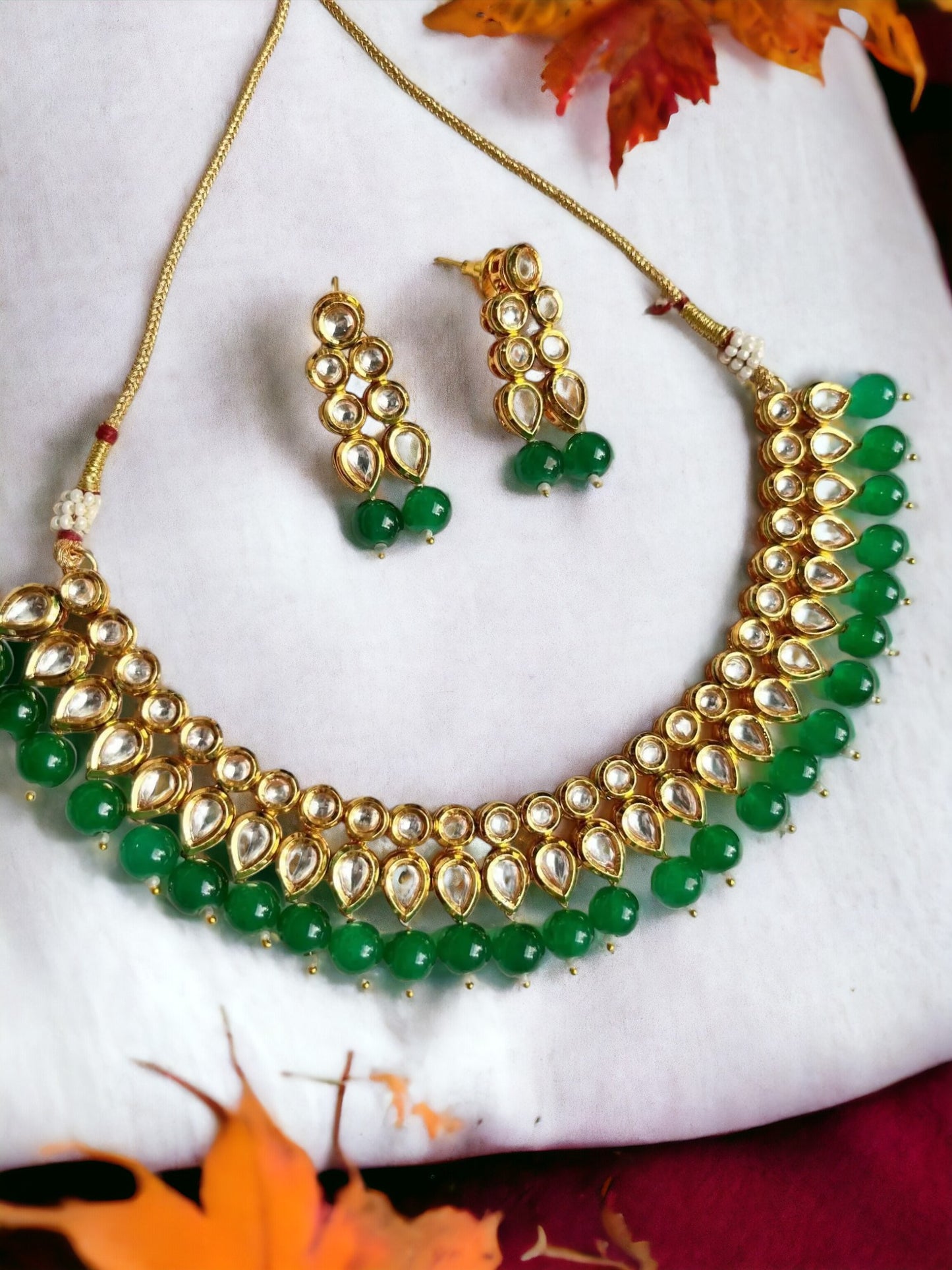 FARAI EMERALD NECKLACE SET