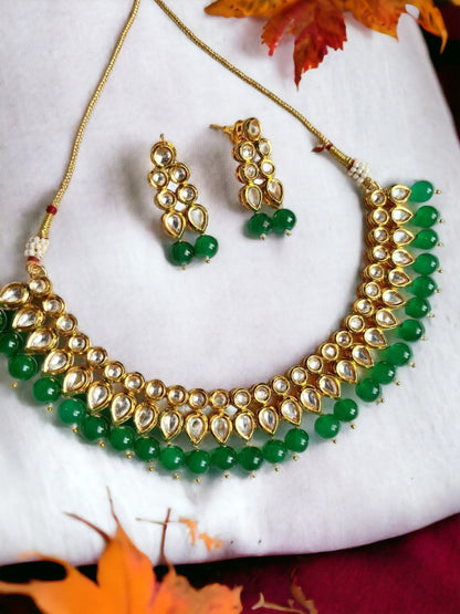 FARAI EMERALD NECKLACE SET