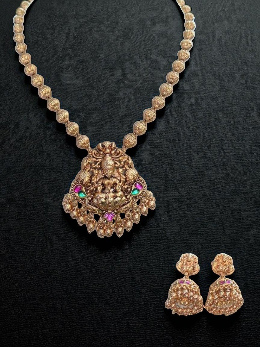 AMBA ICONIC TEMPLE JEWELLERY SET