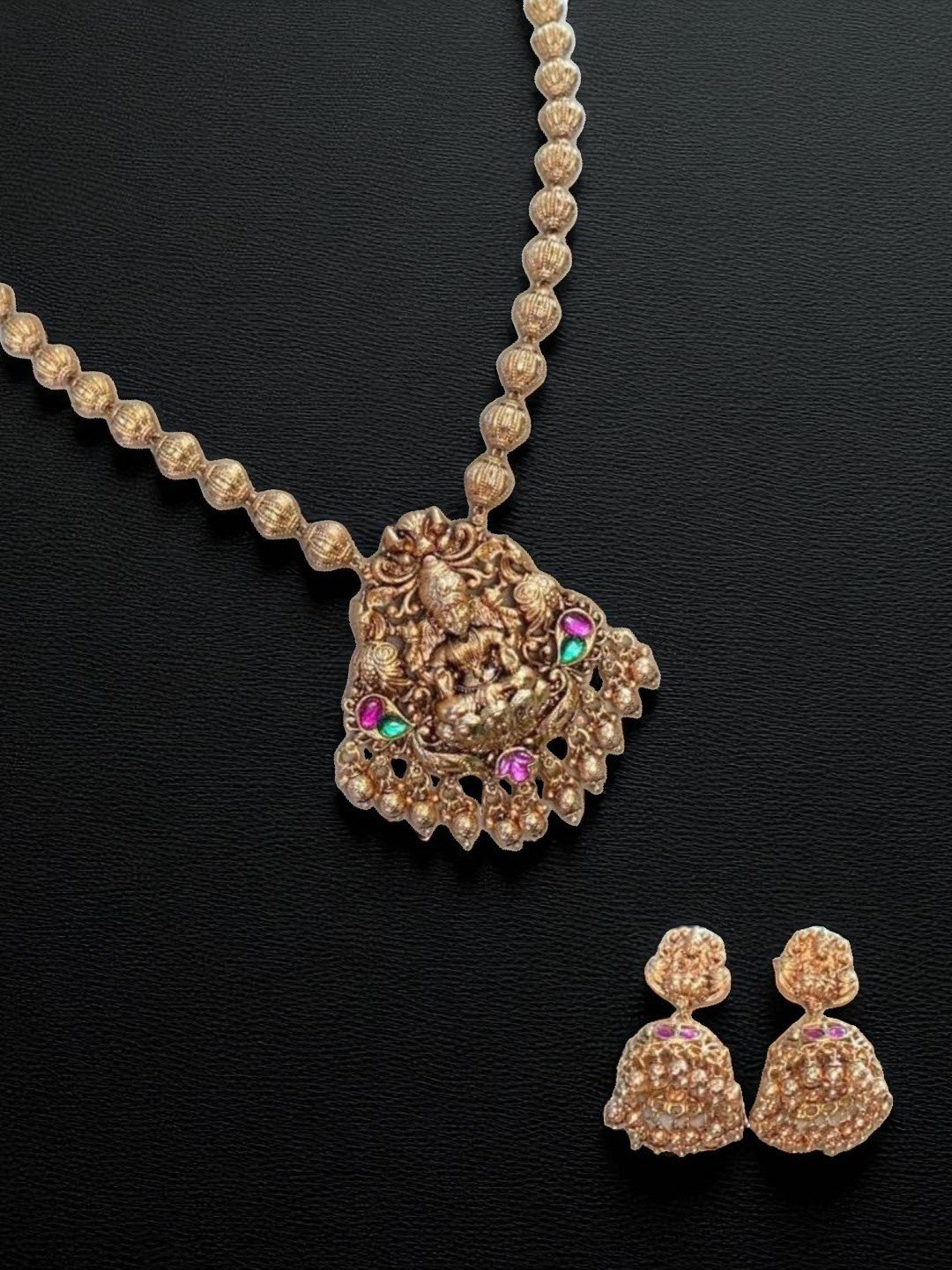 AMBA ICONIC TEMPLE JEWELLERY SET