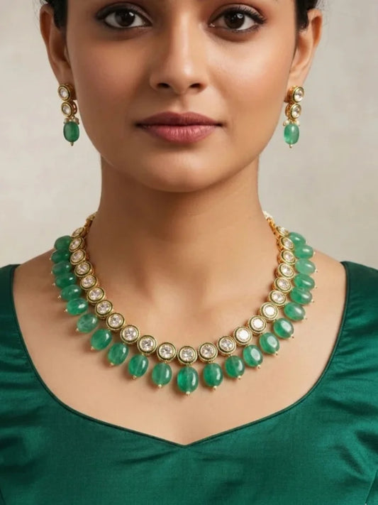 HALA MINT GREEN NECKLACE SET
