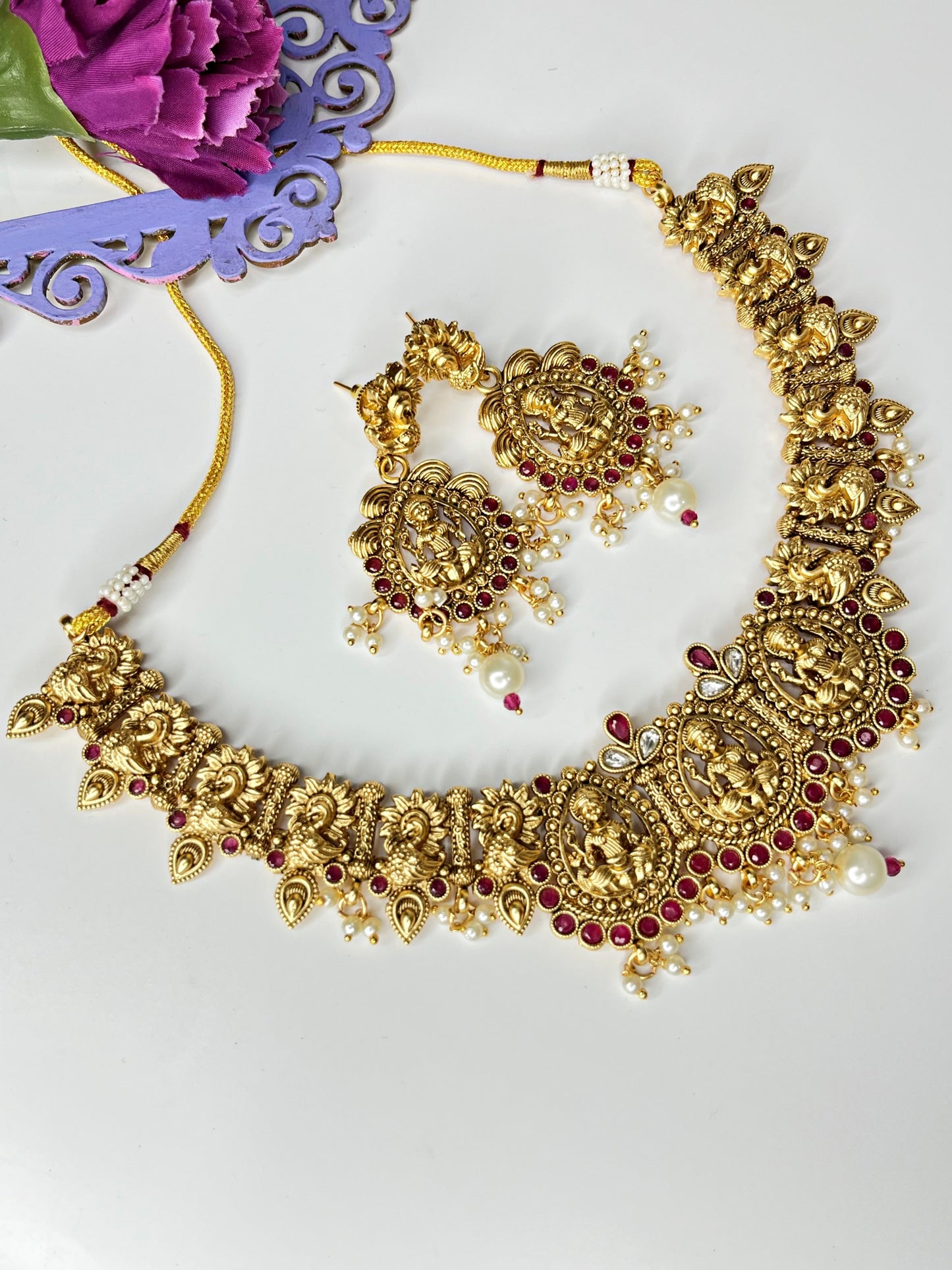 ISHIKA RUBY TEMPLE JEWELLERY