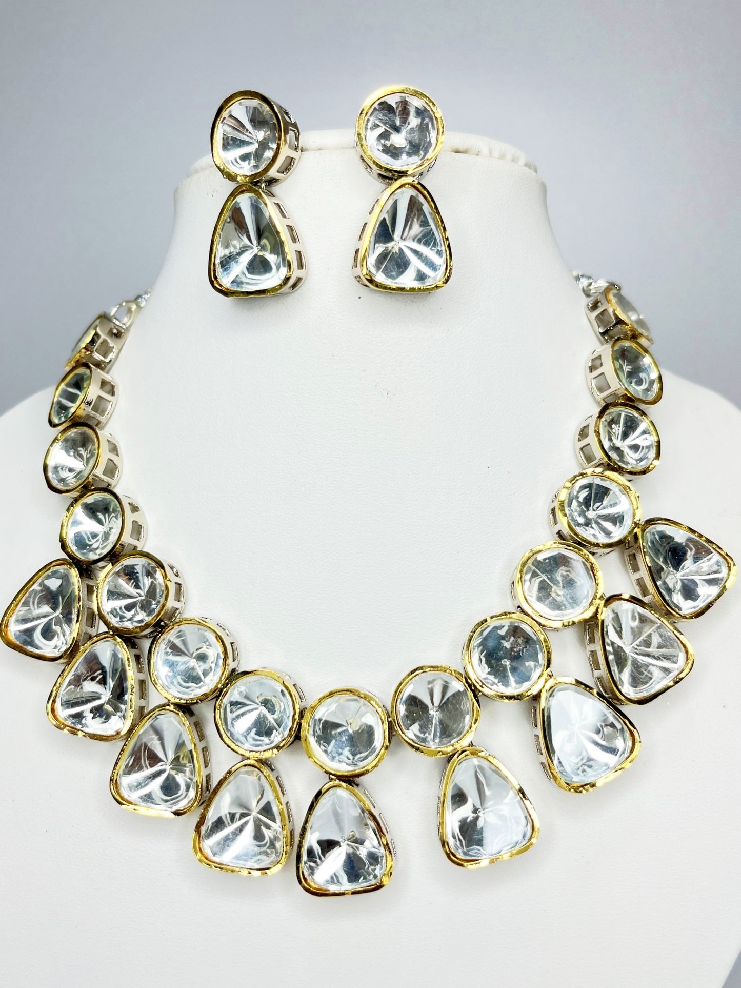 AISHA POLKI JEWELLERY SET