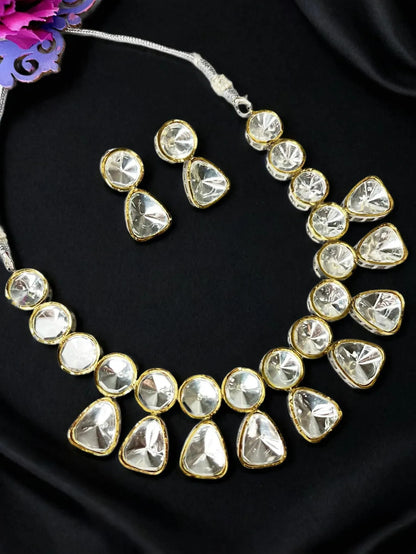 AISHA POLKI JEWELLERY SET
