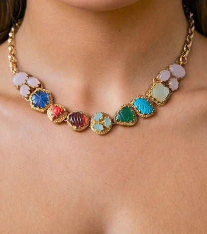 SANSKRITI NAVRATNA NECKLACE