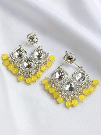 VRUTTI YELLOW EARRINGS
