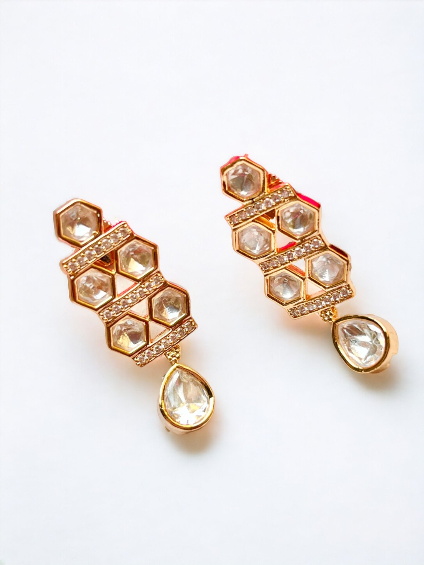 KAIRI GOLD KUNDAN JEWELLERY SET