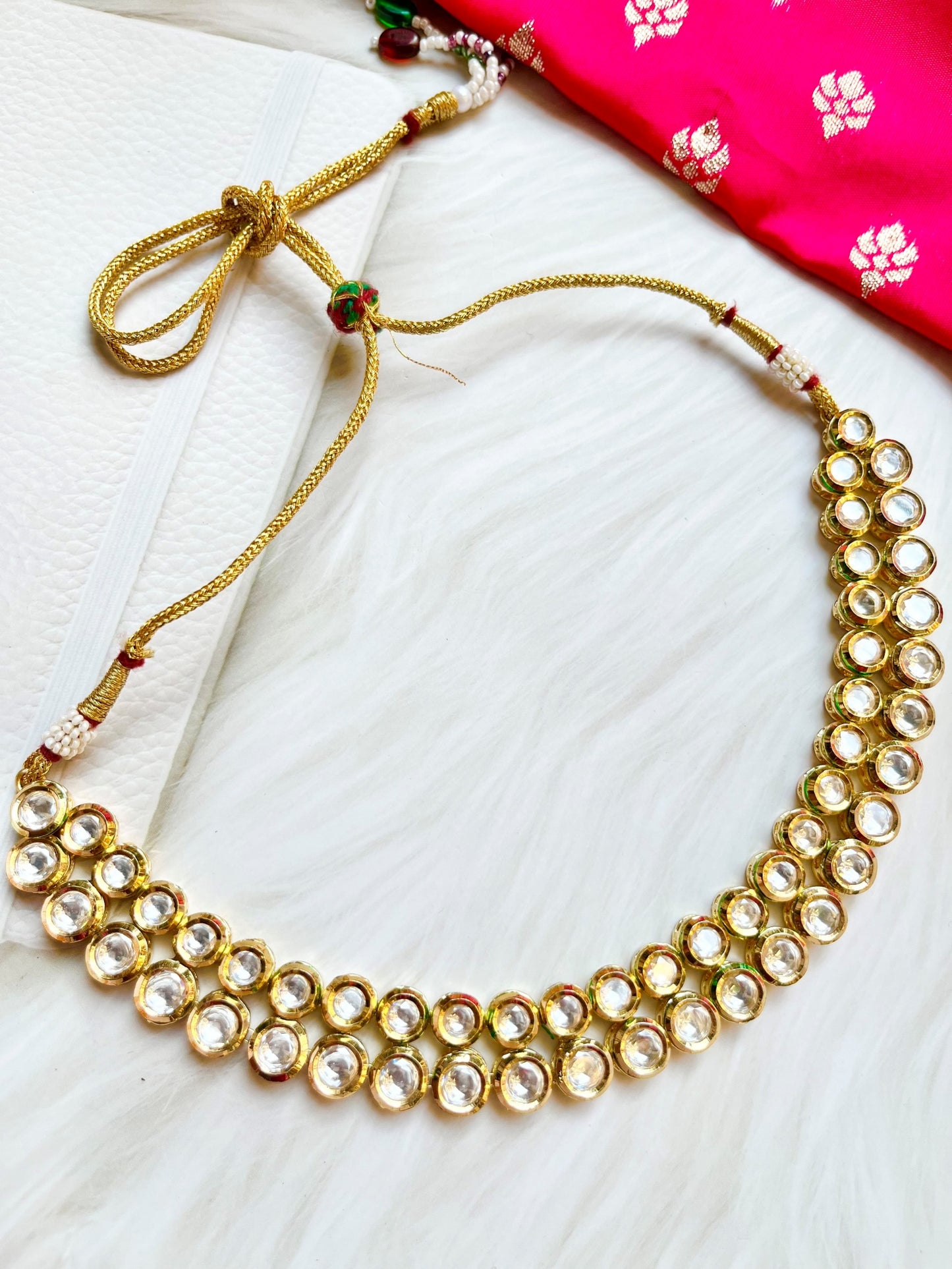 ERIN GOLD KUNDAN JEWELLERY SET