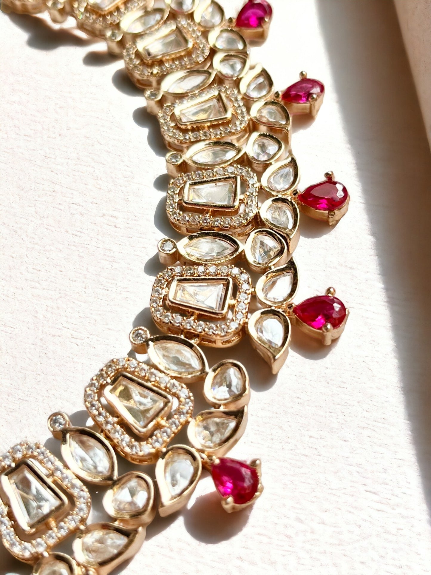 DHISANA RANI KUNDAN JEWELLERY SET