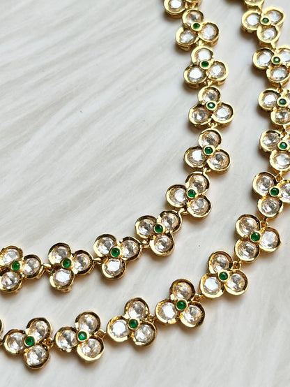 SWAPNESHWARI GOLD KUNDAN JEWELLERY SET