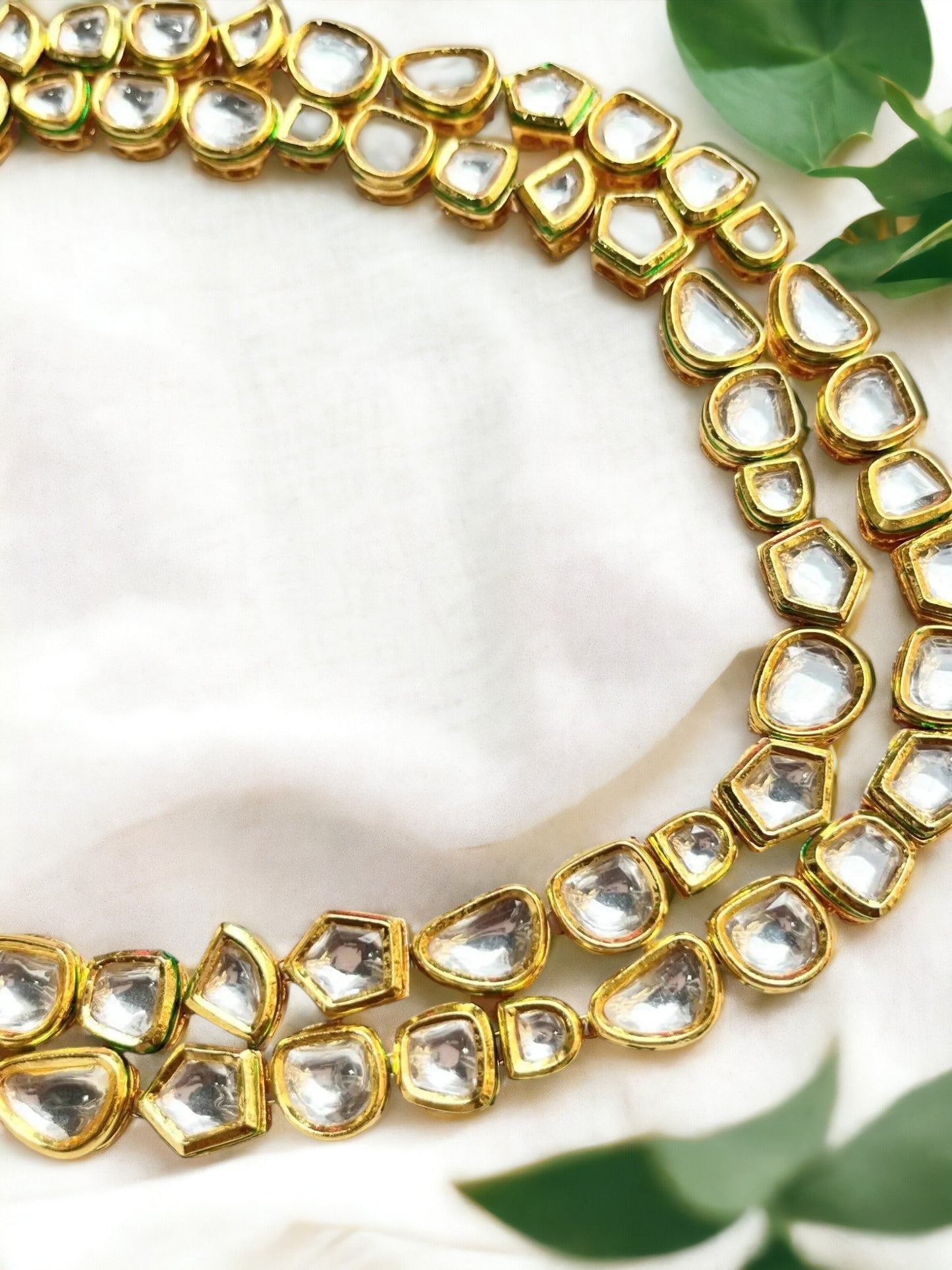 RAJESHWARI GOLD KUNDAN JEWELLERY SET