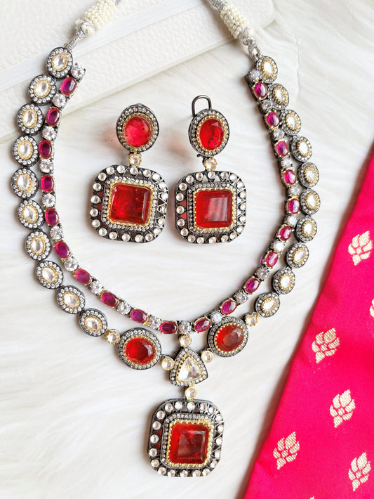 PRIYANSHI RUBY JEWELLERY SET