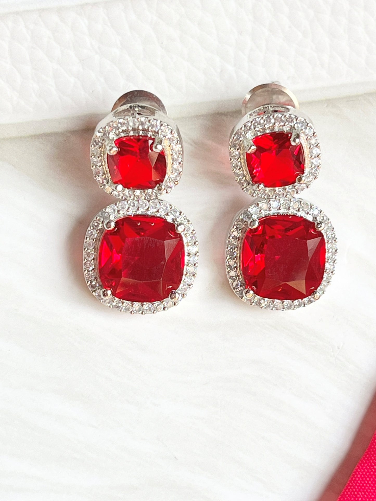 MILA RUBY ZIRCONIA SET