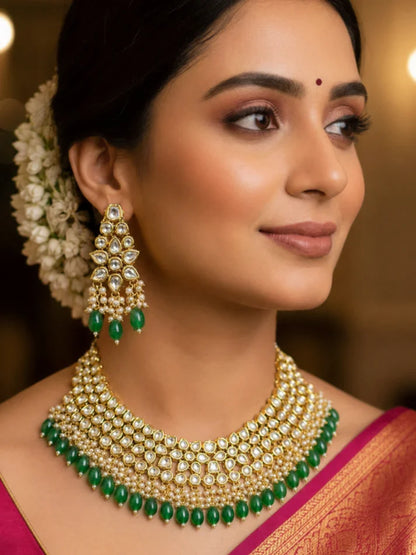 JANAKI EMERALD JEWELLERY SET