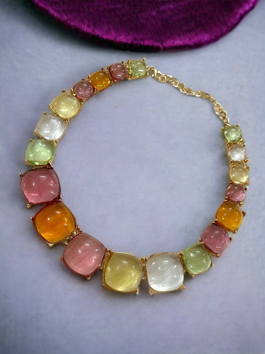 CHANDRA MULTICOLOR JEWELLERY SET