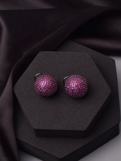 OCTRA PINK ZIRCONIA STUDS