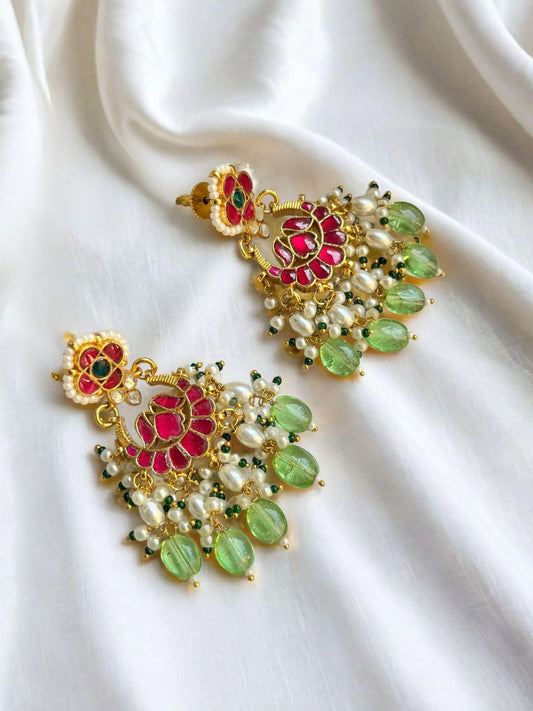 JIGNA PINK CHANDBALI
