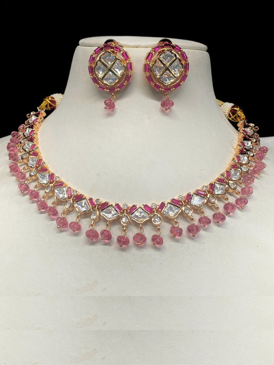 PRAKRITI PINK JEWELLERY SET