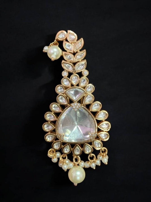 Kundan Safa Pin for Groom