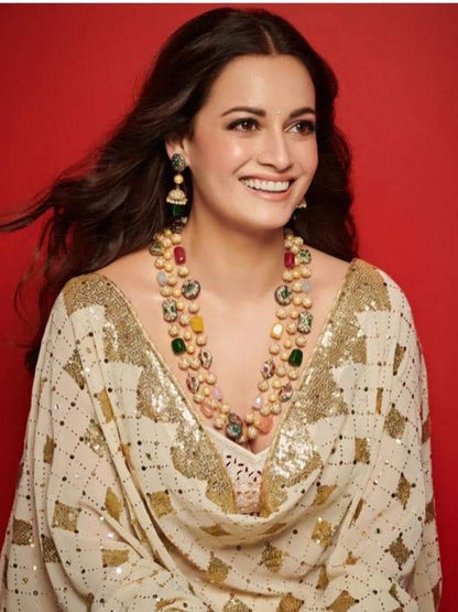 REGINA MULTICOLOR KUNDAN NECKLACE