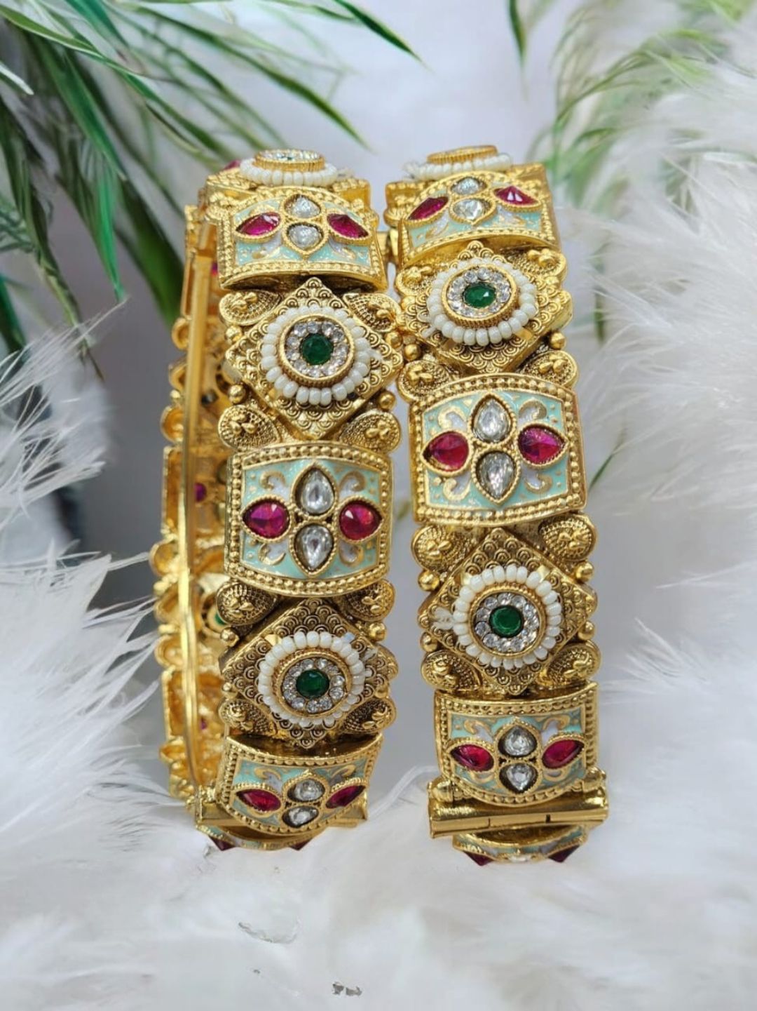CHAVI PREMIUM KUNDAN BANGLES